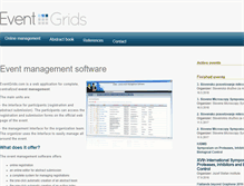 Tablet Screenshot of eventgrids.com